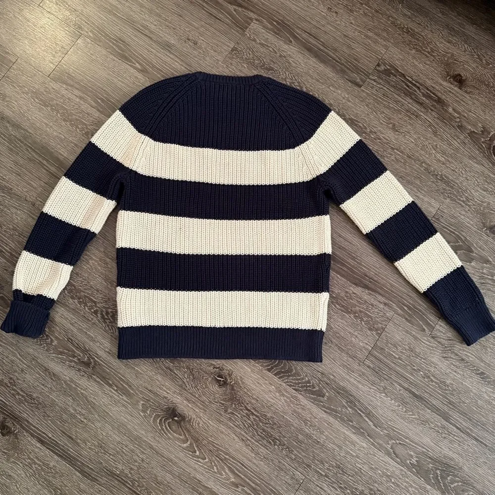 J. Crew Shaker Stitch Cotton Sweater